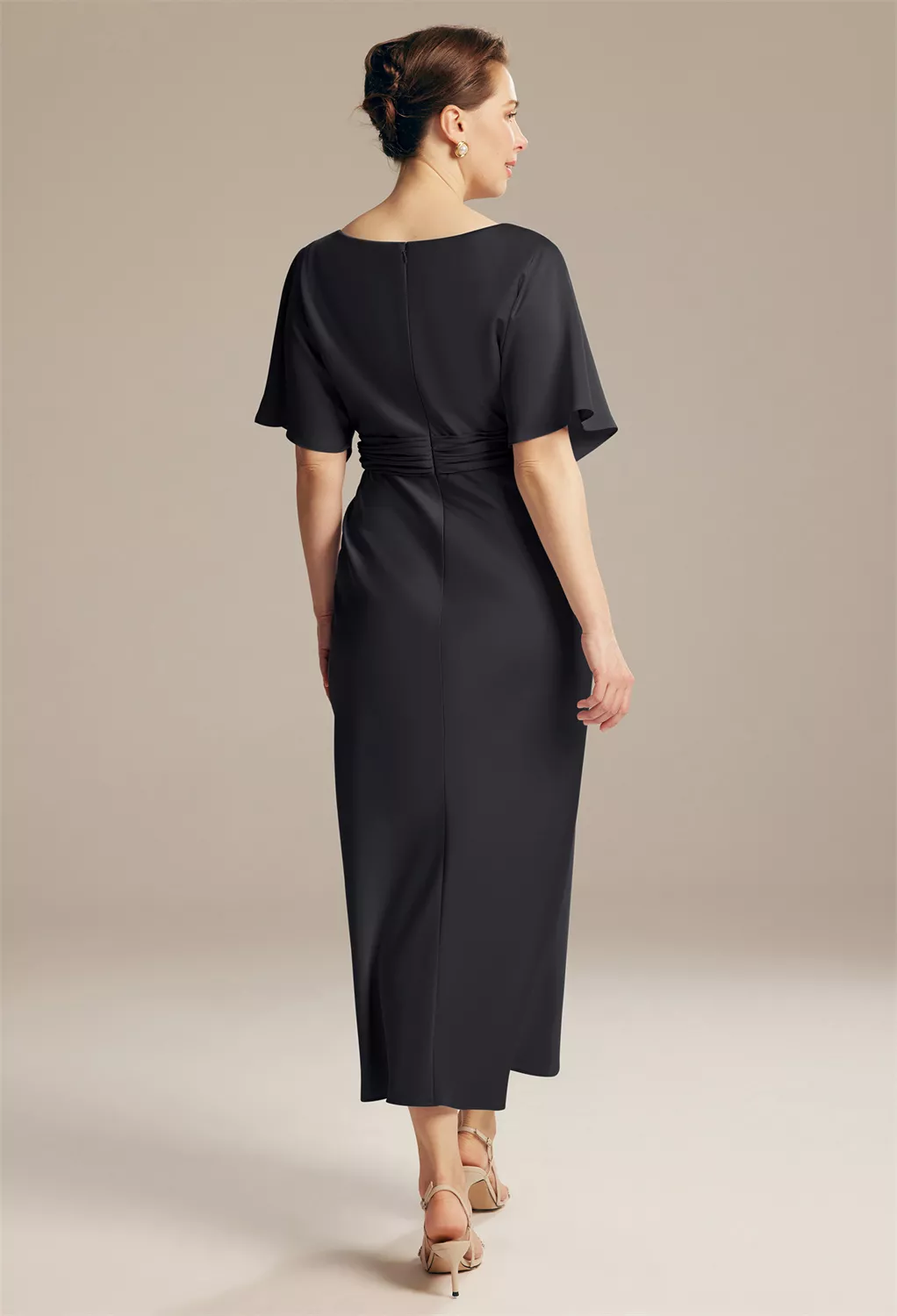 AW Romula Black Metallic  Mother of the Bride Dresses